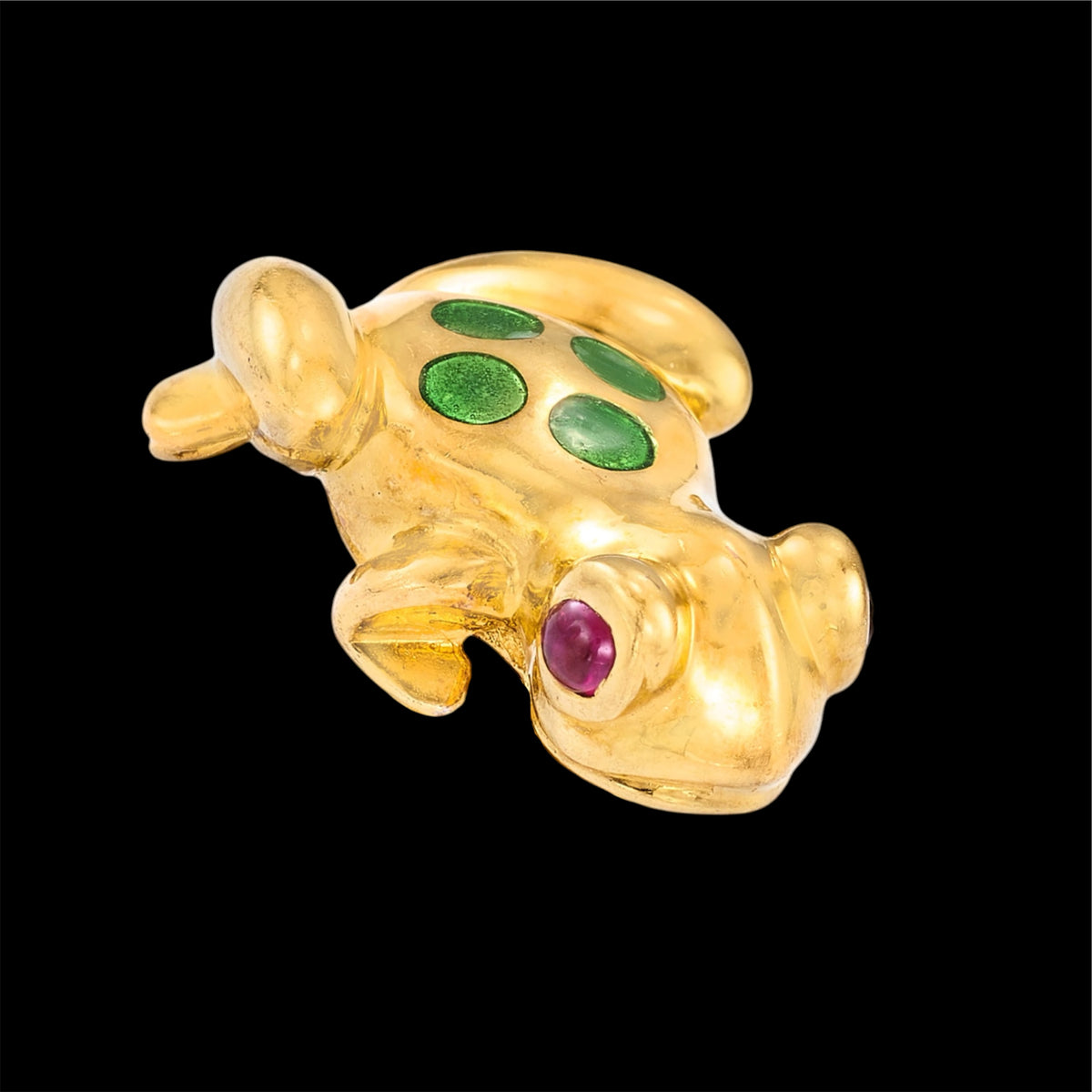 Cartier / Gay Frères — Frog Pin, c. 1992