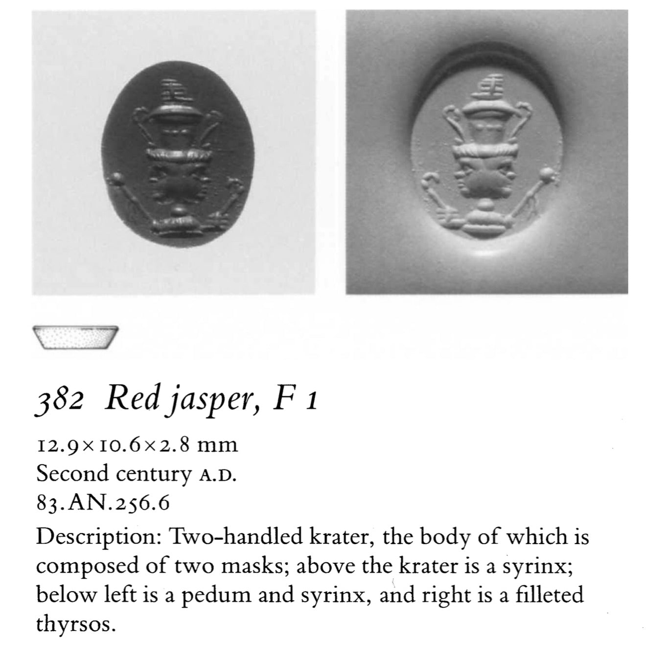 Roman Red Jasper Intaglio Ring in Gold with Amethysts