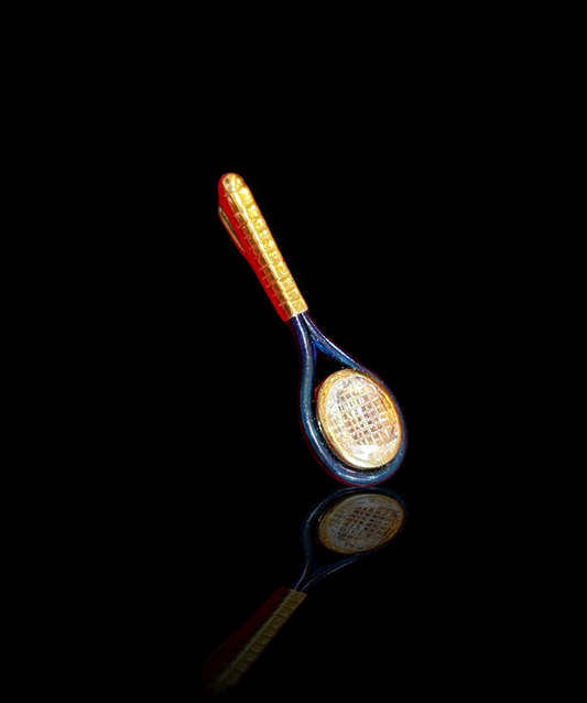 Vintage Diamond Tennis-Racket Pendant