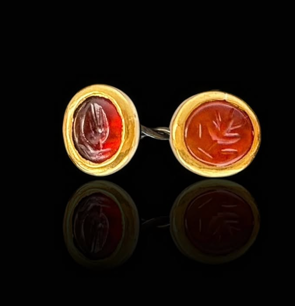 ‘Toi et Moi’ Ring Set with Two Ancient Roman Intaglios