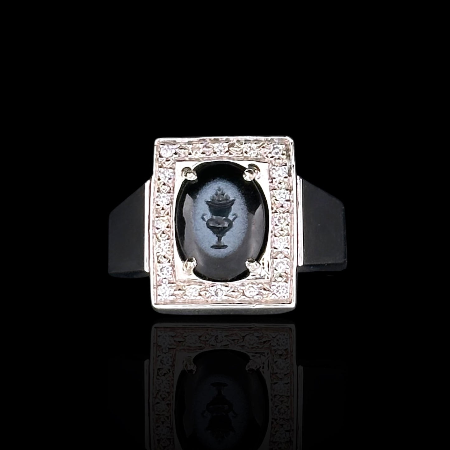 Roman Imperial Intaglio set in a Modern Gold Ring