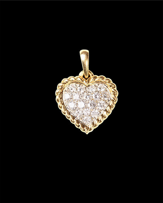 Van Cleef & Arpels Diamond Heart Pendant, Workshop of Jean-Thierry Bondt